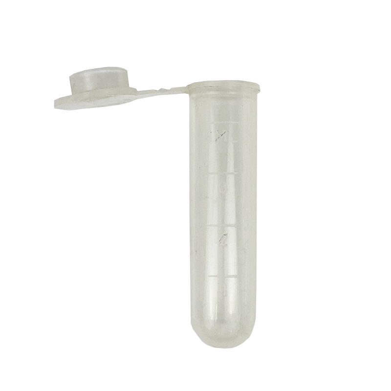 Пробірка пластикова 5ml (мл), нестерильна., з кришкою, кругле дно